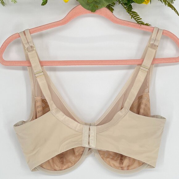 Third Love Deco Lace Unlined Scoop Bra 36G Underwire Adjustable‎ Straps Sheer - Picture 3 of 6